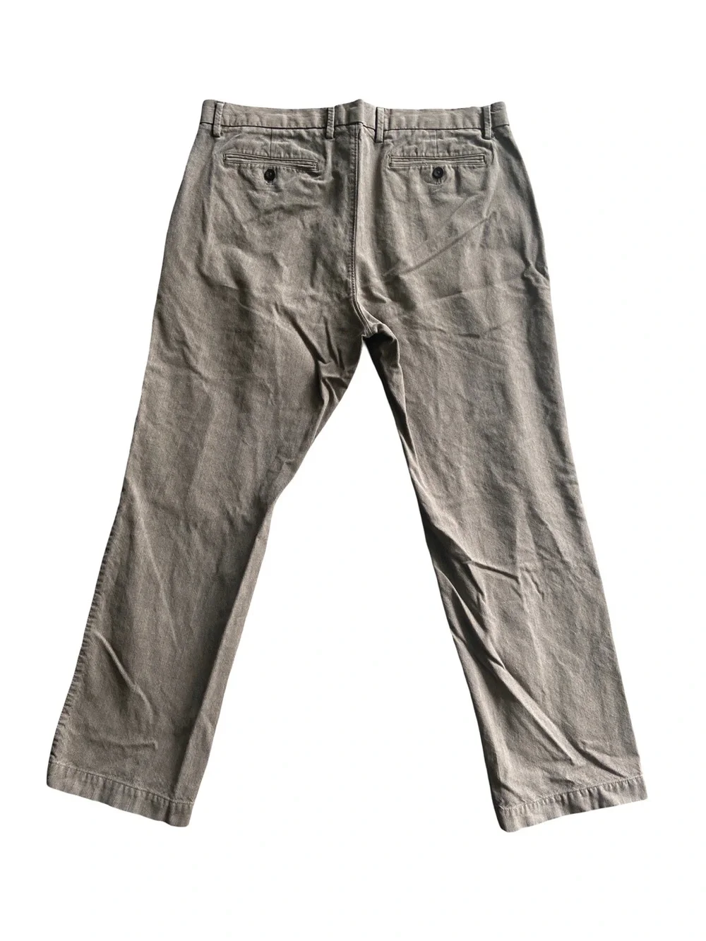 Banana Republic Vintage Straight Fit Chino Pants Men’s 35x30 Gray Brown Twill